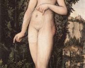 卢卡斯伊尔韦基奥克拉纳赫 - Venus Standing in a Landscape
